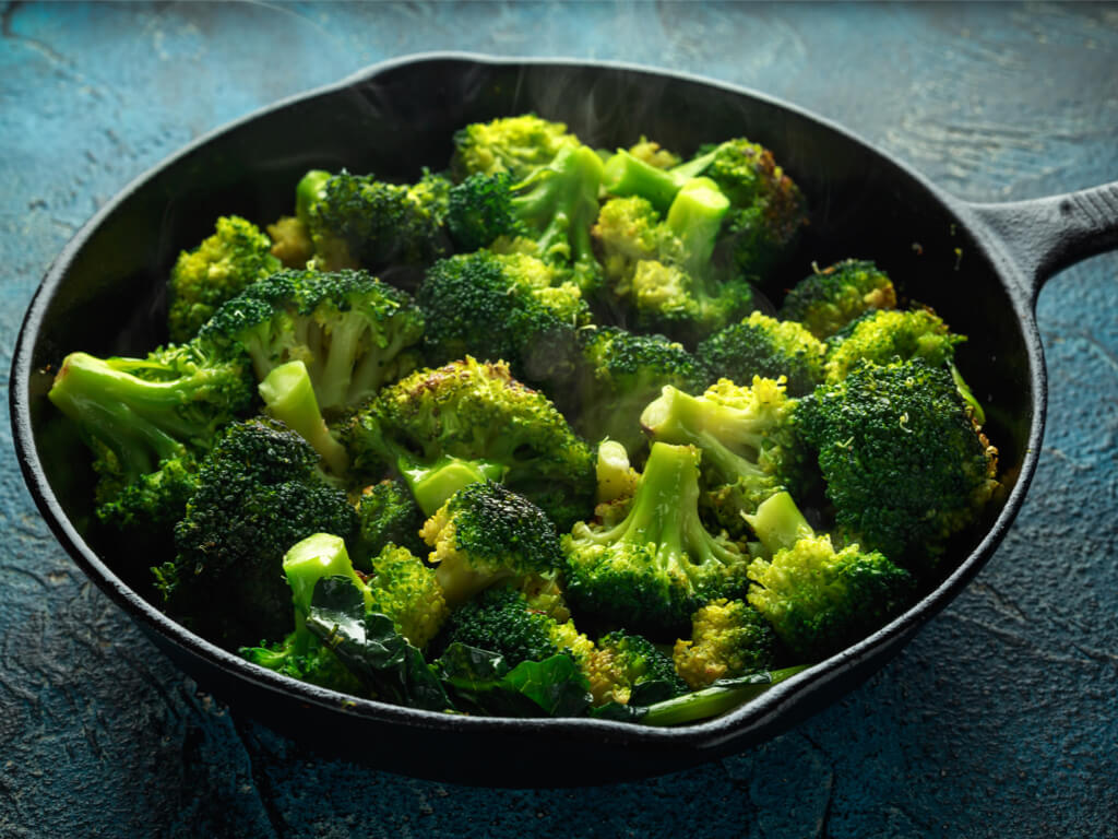 Cook broccoli