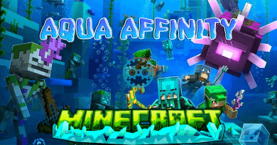 Aqua Affinity Enchantment in Minecraft