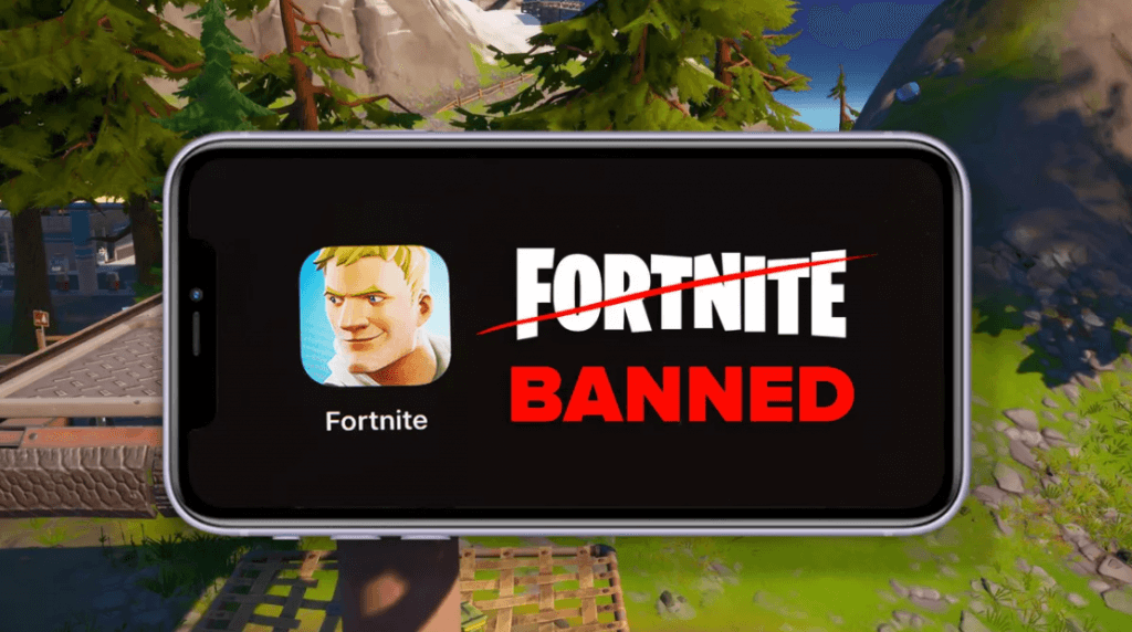Fortnite is being banned by iOS and Google Play Store