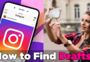 How to find Drafts on Instagram