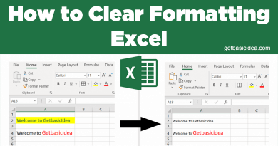 How to Clear Formatting in Excel