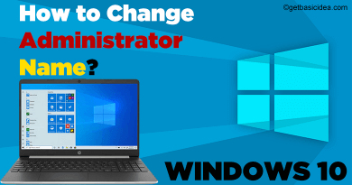 How to Change Administrator Name on Windows 10