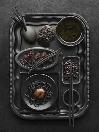 Food made in black color