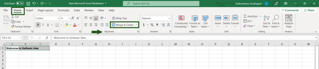 image 1 about center across selection in excel