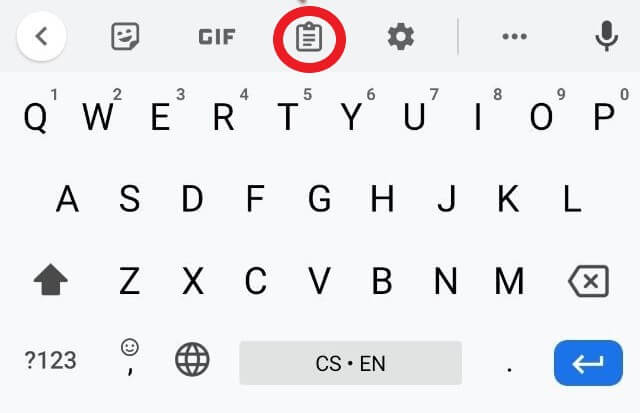 Clipboard on your keyboard