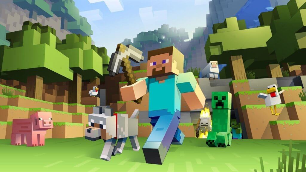 Minecraft Steve walking