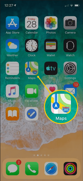 iPhone maps