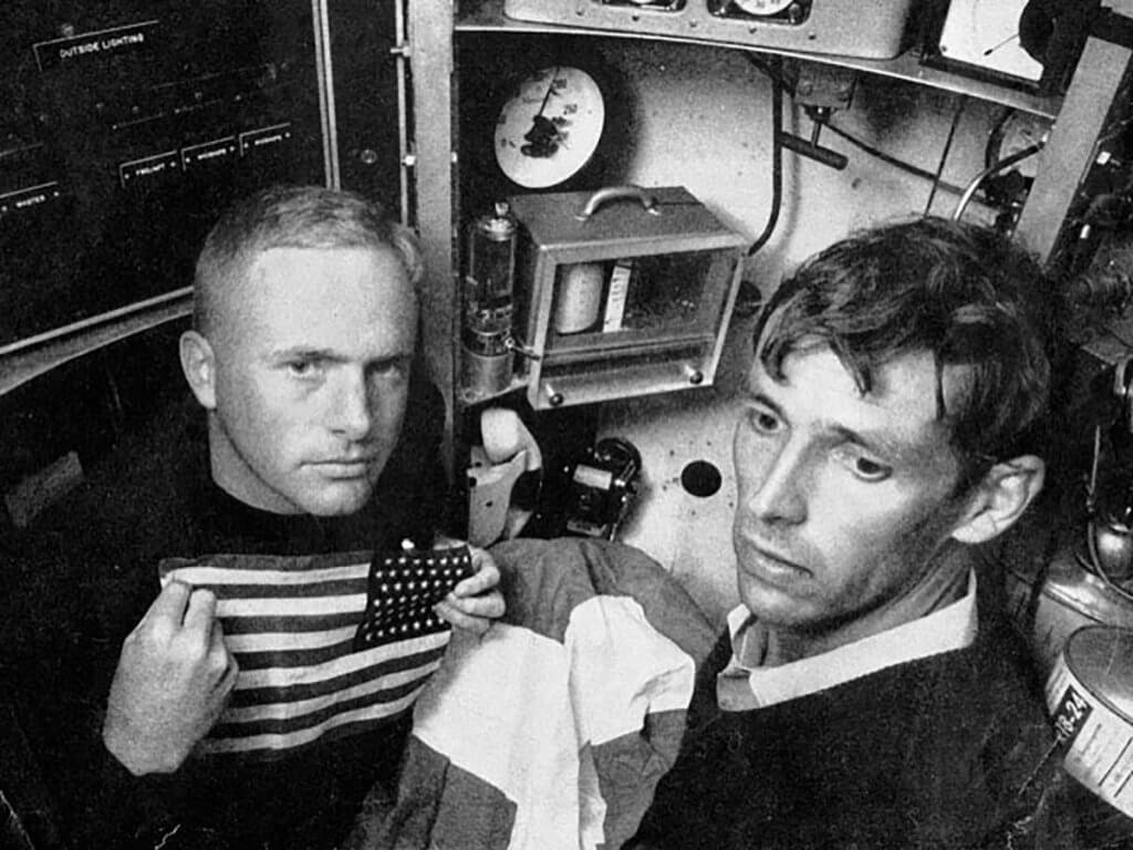 Don Walsh and Jacques Piccard