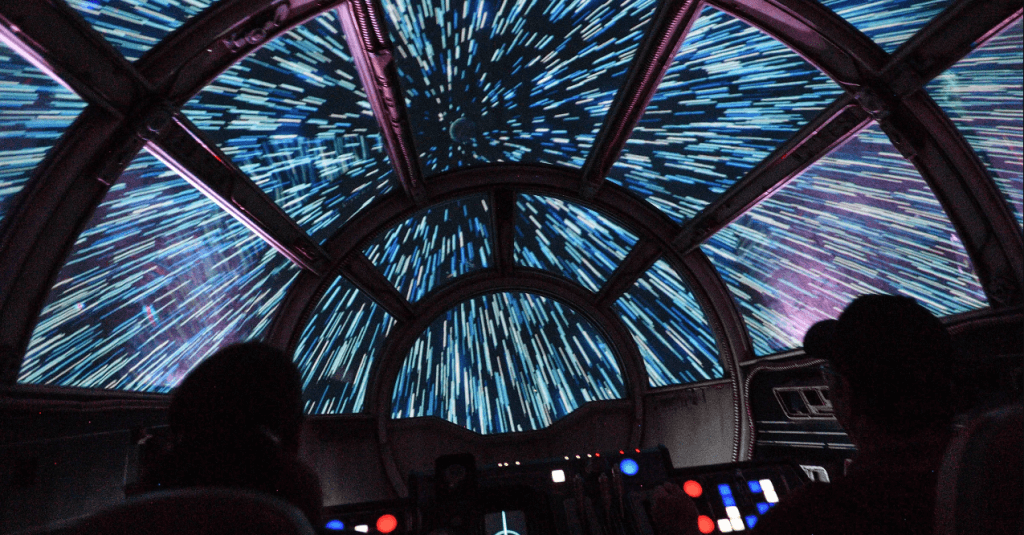 Hyperspace in Science Fictions