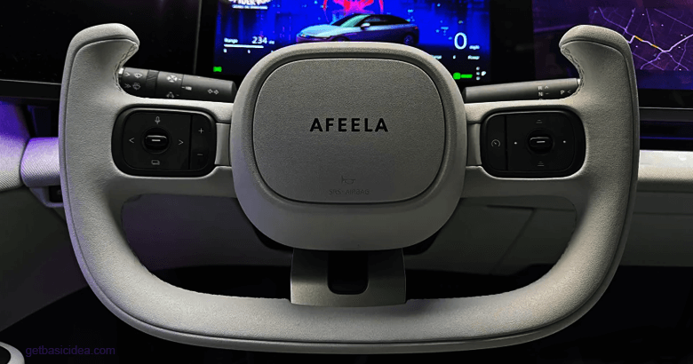 Afeela steering wheel