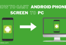 Intro image about How to cast Android phone screen to PC