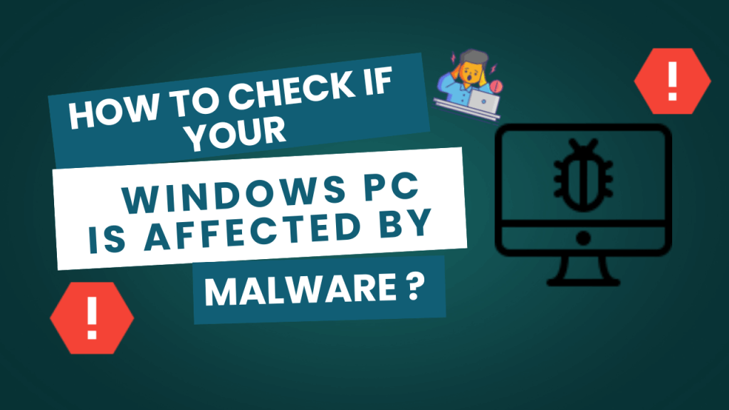 Windows affected by malware
