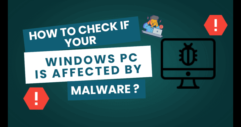 how to remove malware from windows