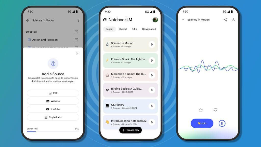 Standout Features of the NotebookLM App