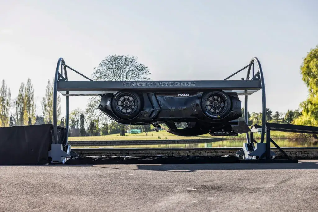 upside down car