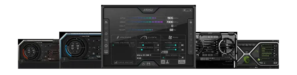 MSI afterburner used to optimize ray tracing