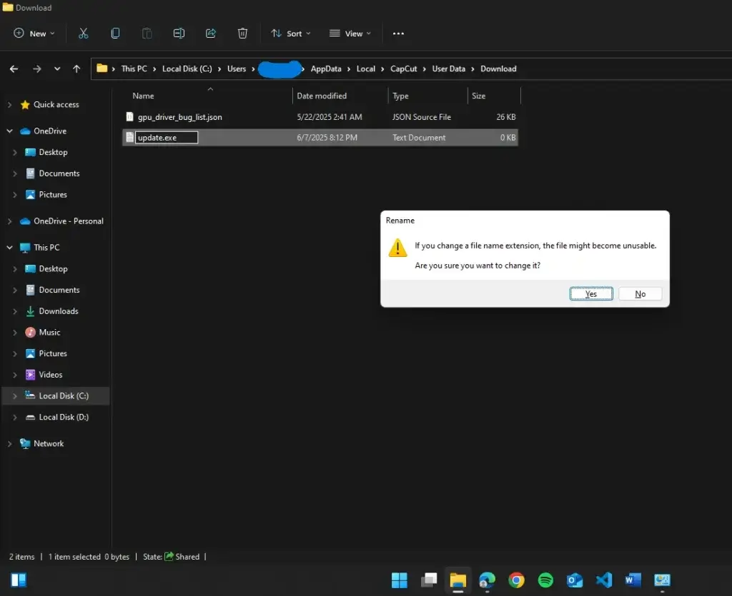 CapCut Pro Free for PC - update.exe