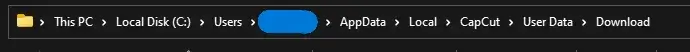 Folder Location